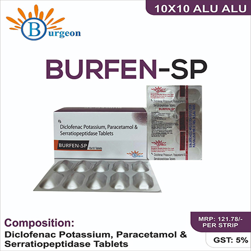 Burfen Sp- formulated with   | Provided by Burgeon Health Series