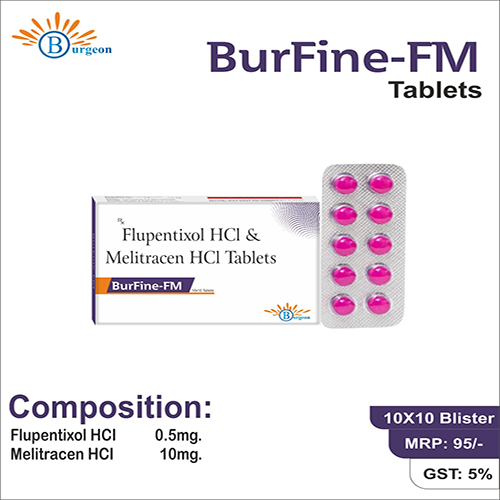 Burfine-Fm : Flupentixol Melitracen Tablets | Burgeon Health Series