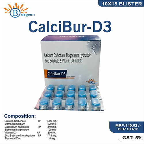 Calcibur -D3- formulated with   | Provided by Burgeon Health Series