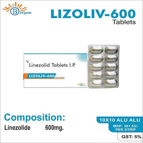 Lizoliv 600 : Linezolid 600mg Tablets | Burgeon Health Series