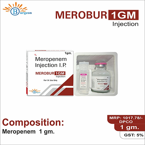 Merobur 1Gm : Meropenem 1Gm | Burgeon Health Series