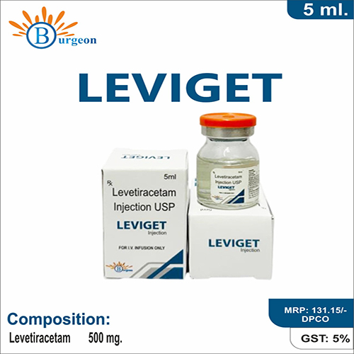 LEVIGET : Levetiracetam Injection USP 500 mg | Burgeon Health Series