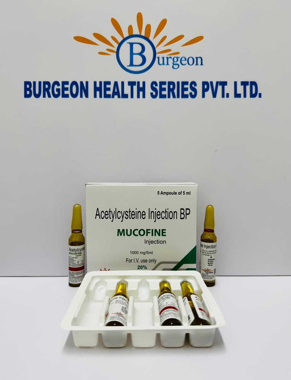 MUCOFINE Injection- formulated with   | Provided by Burgeon Health Series