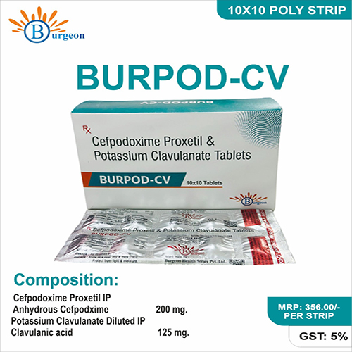 Burpod-CV- formulated with   | Provided by Burgeon Health Series