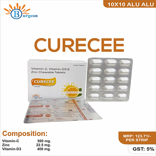 Curecee- formulated with   | Provided by Burgeon Health Series