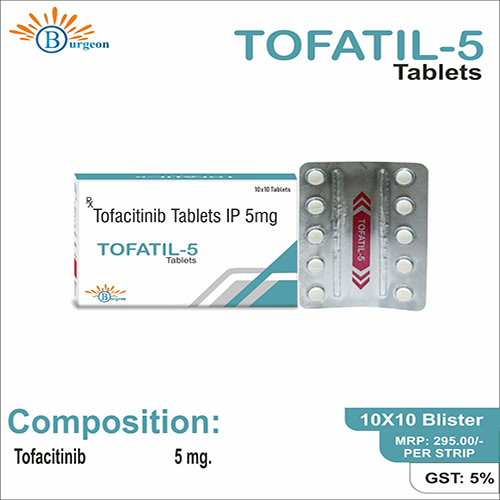 Tofatil-5 : Tofacitinib IP 5mg Tablets  | Burgeon Health Series