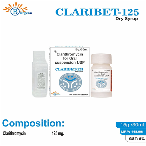 Claribet-125 : Clarithromycin 125 mg  | Burgeon Health Series