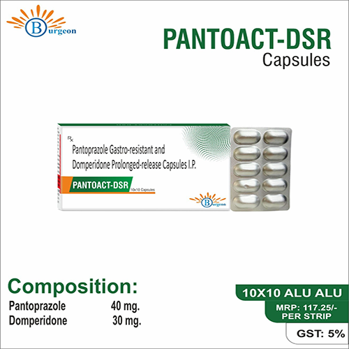 Pantoact-DSR : Pantoprazole 40 mg Domperidone 30 mg | Burgeon Health Series