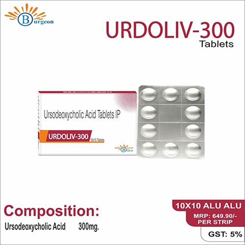 Urdoliv-300 : Ursodeoxycholic Acid 300mg | Burgeon Health Series