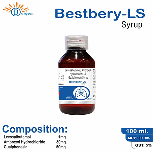 Bestbery-LS : Levosalbutamol 1mg. Ambroxol Hydrochloride 30mg. Guaiphenesin 50mg. | Burgeon Health Series