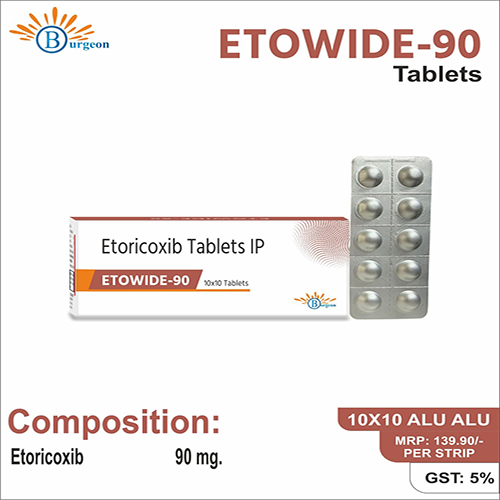 Etowide-90 : Etoricoxib 90 mg | Burgeon Health Series
