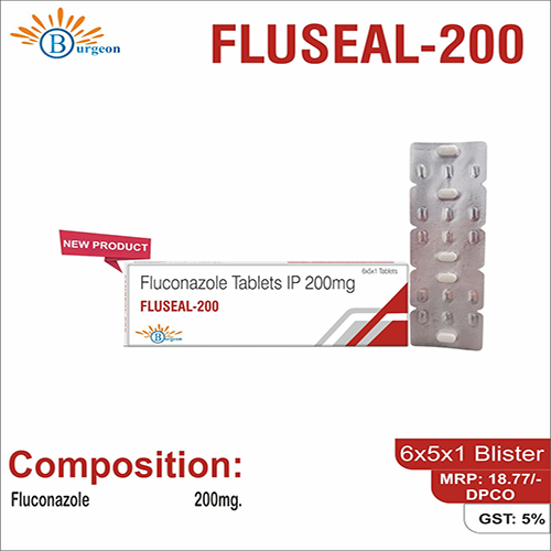 FLUSEAL-200 : Fluconazole Tablets IP 200mg | Burgeon Health Series